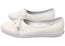Keds Womens The Mini Canvas White Comfortable Shoes