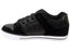 DC Shoes Mens Pure Comfortable Leather Shoes Black Black White