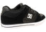 DC Shoes Mens Pure Comfortable Leather Shoes Black Black White