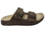 ECCO Cozmo Mens Comfortable Nubuck Leather Slides Sandals