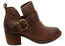 Born Royce Womens Comfortable Leather Mid Heel Ankle Boots