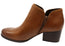 Born Kenzy Womens Comfortable Leather Mid Heel Ankle Boots