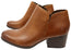 Born Kenzy Womens Comfortable Leather Mid Heel Ankle Boots