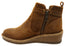 Born Vaughn Womens Comfortable Suede Leather Wedge Ankle Boots