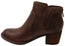 Born Reece Womens Comfortable Leather Mid Heel Ankle Boots