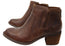 Born Reece Womens Comfortable Leather Mid Heel Ankle Boots