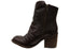 Born Toni Womens Comfortable Leather Mid Heel Ankle Boots