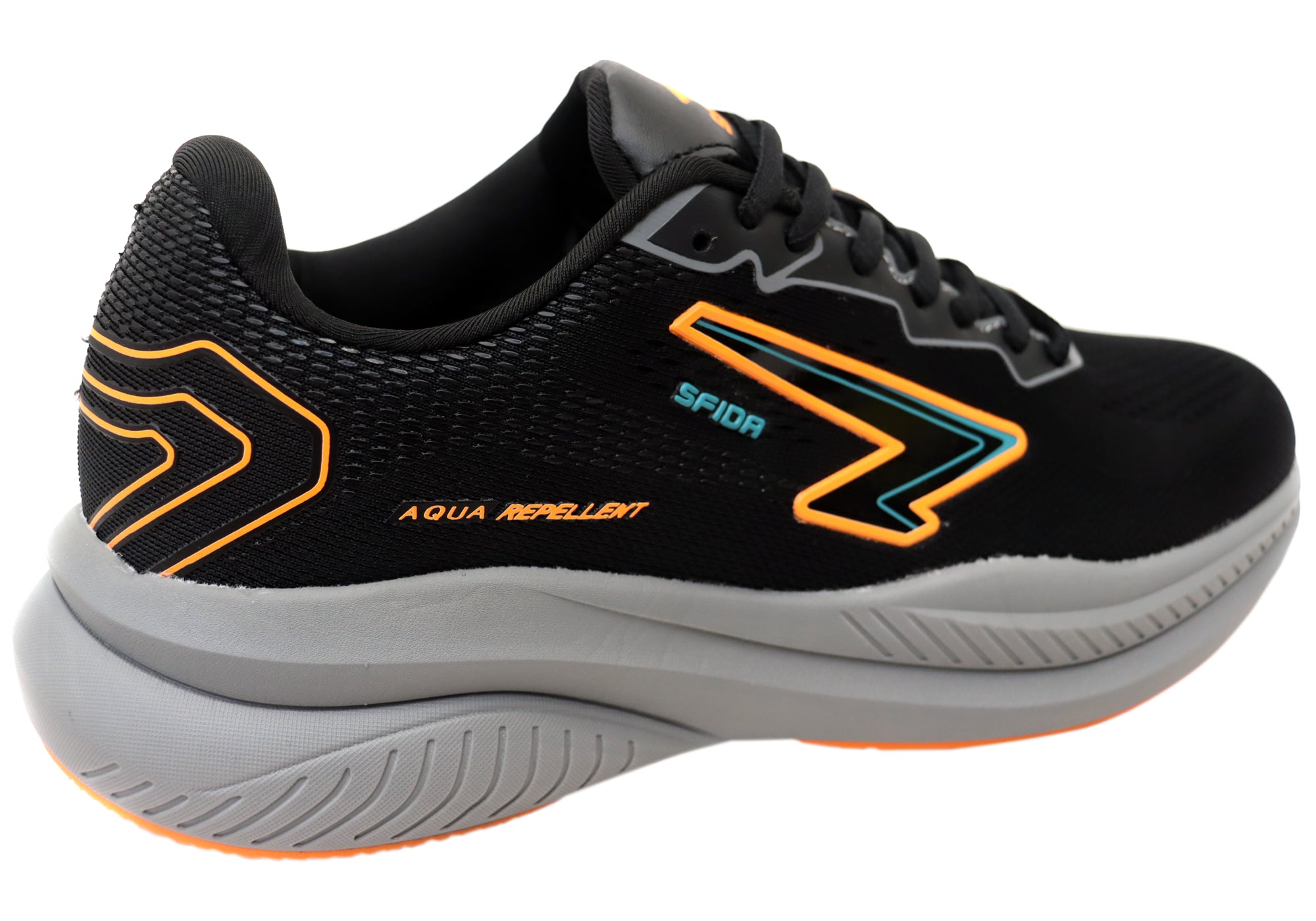Black Orange Teal