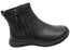 Comfortiva Maxine Womens Comfortable Wide Fit Leather Ankle Boots