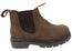 Rossi Boots 202 Bimberi Kids Pull On Leather Chelsea Boots Brown