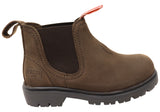 Rossi Boots 202 Bimberi Kids Pull On Leather Chelsea Boots Brown