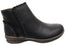 Comfortiva Fallston Womens Comfortable Wide Fit Leather Ankle Boots