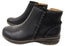 Comfortiva Fallston Womens Comfortable Wide Fit Leather Ankle Boots