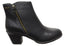 Comfortiva Barras Womens Comfortable Leather Mid Heel Ankle Boots