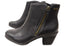 Comfortiva Barras Womens Comfortable Leather Mid Heel Ankle Boots