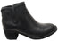 Born Reece Womens Comfortable Leather Mid Heel Ankle Boots