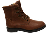 Comfortiva Elsberry Womens Comfortable Leather Ankle Boots
