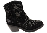 Sofft Sophie Womens Comfortable Leather Suede Heeled Ankle Boots