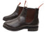Rossi Boots Unisex Leather 503W Colt Wide Fit Boots Chestnut