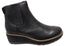 Comfortiva Ferna Womens Comfortable Leather Wedge Ankle Boots