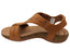 Scholl Orthaheel Aurora Womens Comfortable Supportive Leather Sandals