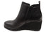 Sofft Emeree Womens Comfortable Leather Wedge Ankle Boots