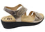 Scholl Orthaheel Tana Womens Comfortable Leather Wedge Sandals