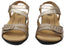 Scholl Orthaheel Tana Womens Comfortable Leather Wedge Sandals