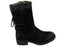 Comfortiva Salem Womens Wide Fit Comfort Leather Suede Mid Calf Boots