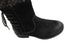 Comfortiva Salem Womens Wide Fit Comfort Leather Suede Mid Calf Boots