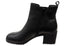 Comfortiva Hammond Womens Wide Fit Leather Mid Heel Ankle Boots