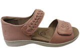 Homyped Dakota Womens Leather Wide Fit Sandals
