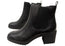 Comfortiva Hammond Womens Wide Fit Leather Mid Heel Ankle Boots