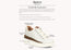 Born Mira Womens Comfortable Leather Lace Up Sneakers