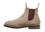 Mustang Mens Signature Pull Up Leather Boots Taupe Suede
