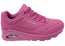 Skechers Womens Uno Stand on Air Comfortable Shoes Magenta