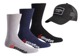 King Gee Mens Cap & Sock Bundle