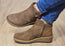 Born Vaughn Womens Comfortable Suede Leather Wedge Ankle Boots