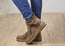 Born Vaughn Womens Comfortable Suede Leather Wedge Ankle Boots