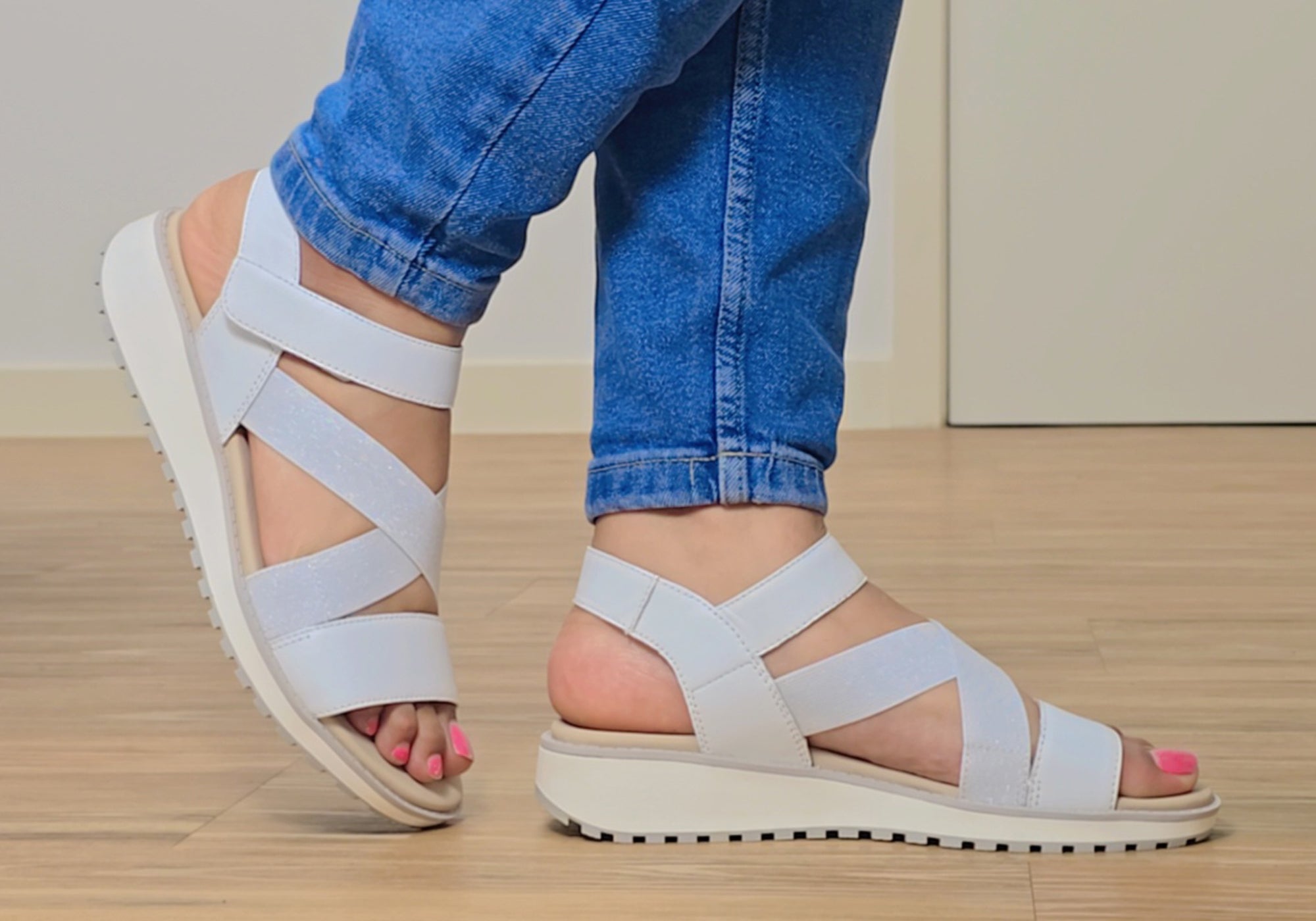 Caprice Beatta Womens Comfortable Wide Fit Leather Sandals