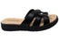 Comfortflex Agatha Womens Slide Sandals With Comfortable Footbed