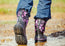 Bogs Womens Classic Mid Painterly Comfortable Gumboots