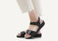 Caprice Atta Womens Comfort Extra Wide Fit Leather Adjustable Sandals