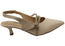 Dakota Teena Womens Brazilian Sling Back Heels With Comfort Footbed