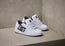 DC Shoes Mens Comfortable Leather Net Shoes White Grey Black