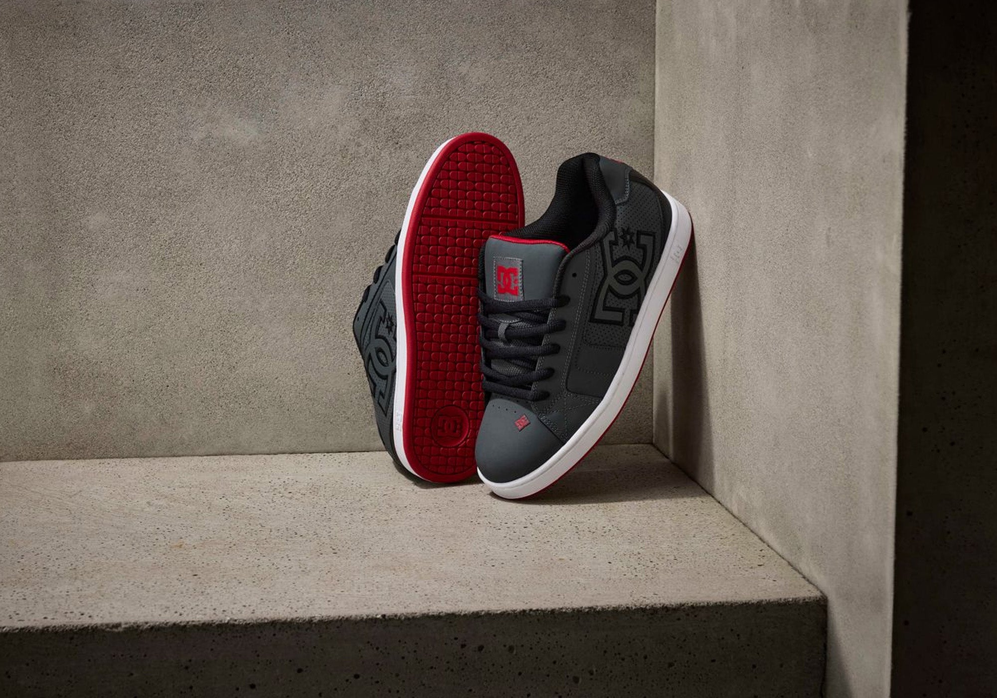 Grey Black Red