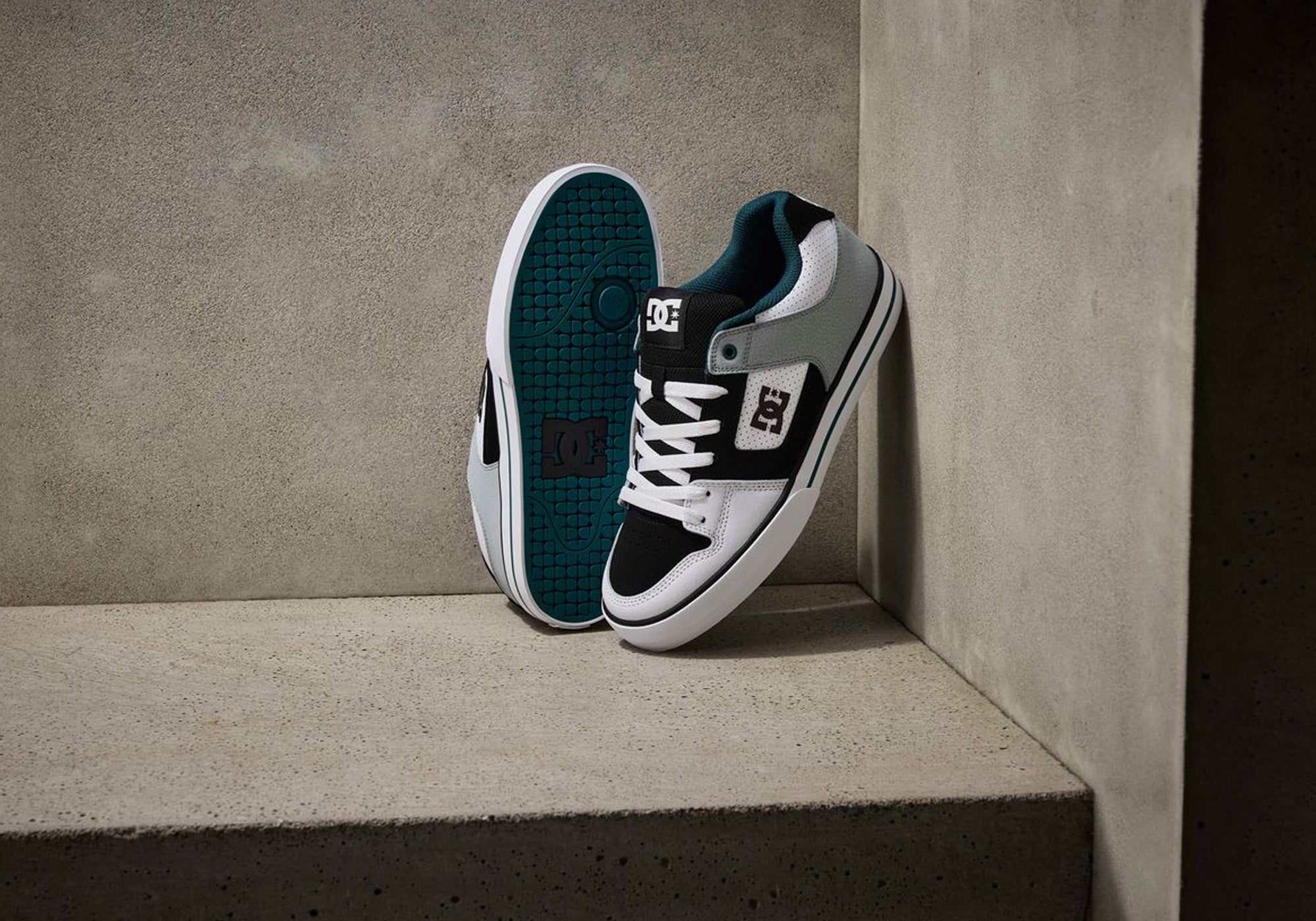 New Teal White