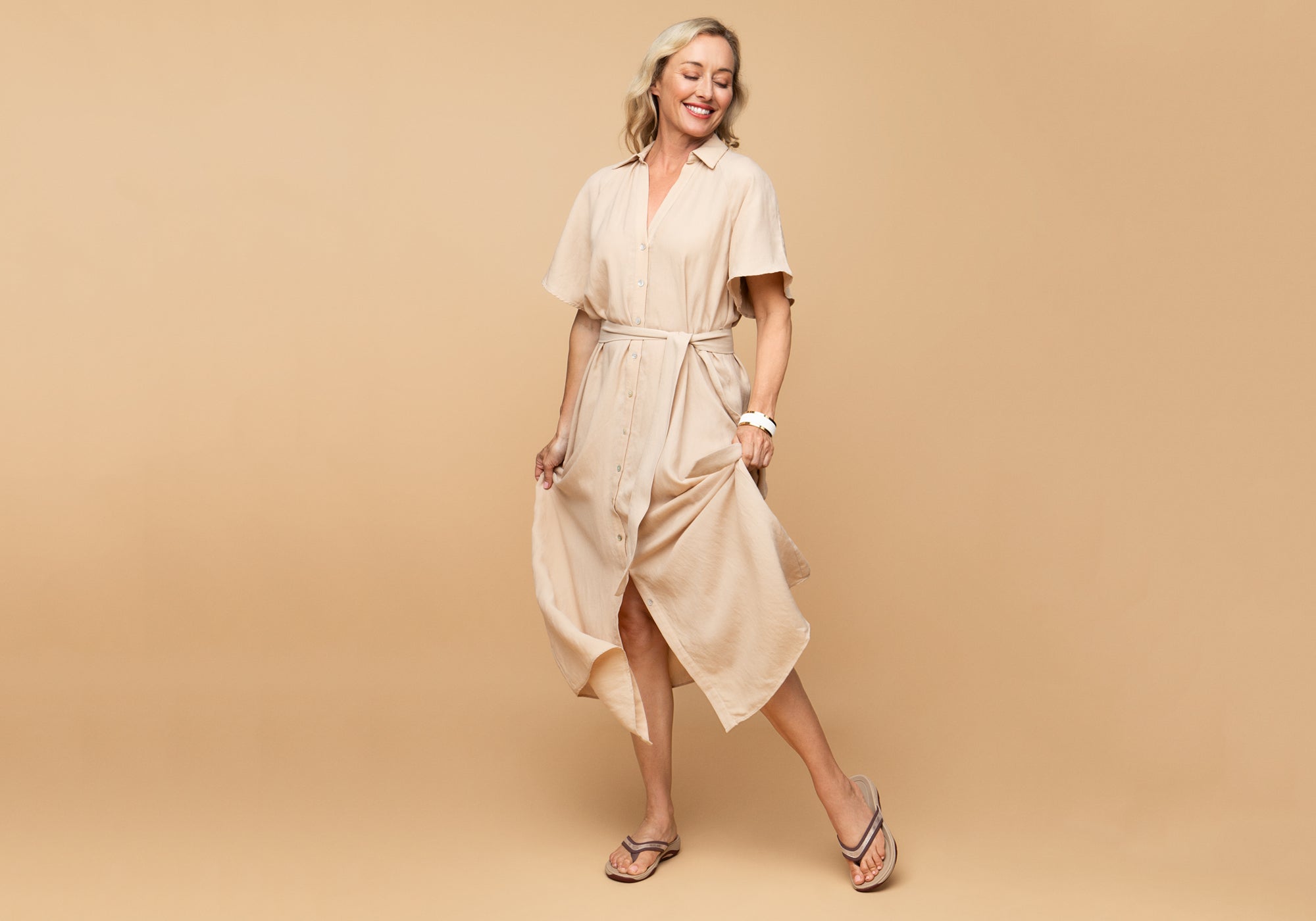 Homyped Inlet Stripe Womens Comfortable Supportive Thongs Sandals