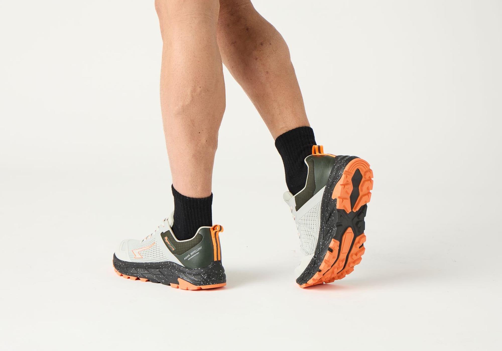 Grey Orange Khaki