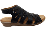 Orizonte Mellowmarch Womens Comfortable European Leather Wedge Sandals